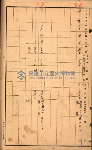 買收調書－左營、前峰尾、埤子頭、內惟
（買收關係－卅八之十）藏品圖，第158張