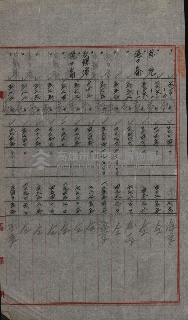 交換地授受書類（海軍用地ト州有地ノ交換）藏品圖，第58張