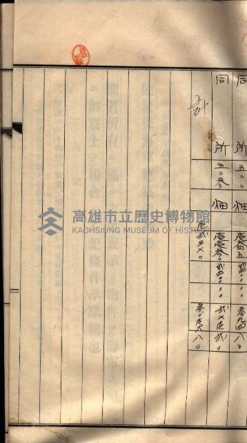 土地賣渡承諾書綴－海軍宿舍敷地關係
（地理系）藏品圖，第58張