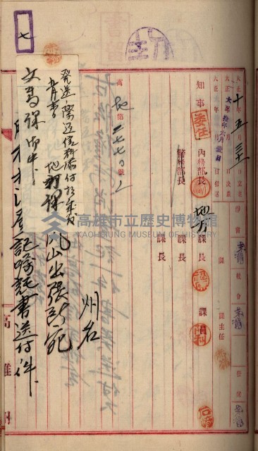 州財產－罹災救助基金所屬地ニ関スル登記原議書
（罹災救助－二十之五）藏品圖，第57張
