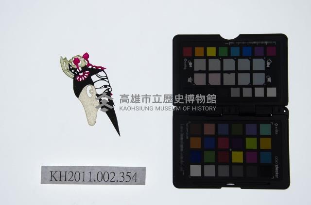 皮影戲偶頭-末藏品圖，第1張