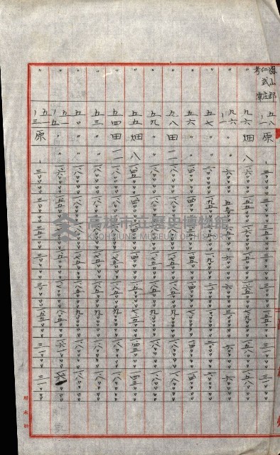 陸軍用地關係綴（評價關係）藏品圖，第663張