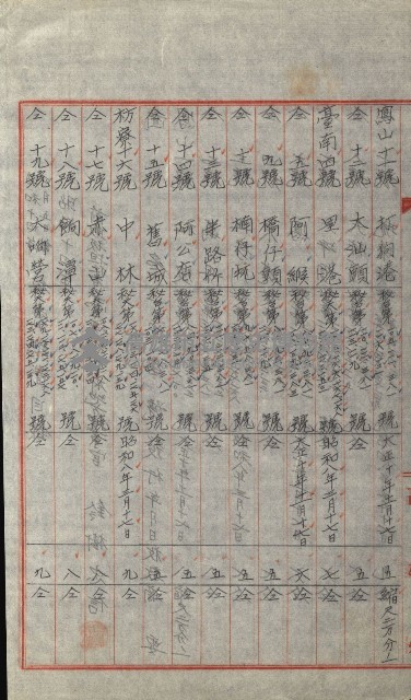 祕密地圖ニ關スル書類（高雄州）藏品圖，第654張