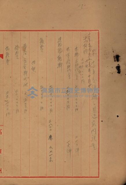 海軍豫算關係藏品圖，第750張