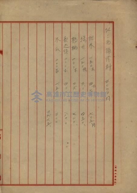 戰爭保險關係綴藏品圖，第148張