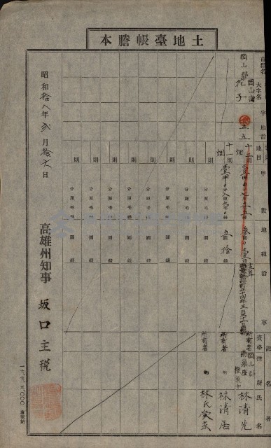 阿公店溪治水工事用道路寄附
（雜件綴）藏品圖，第51張