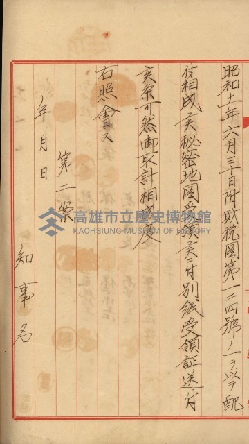 祕密地圖ニ關スル書類（高雄州）藏品圖，第401張