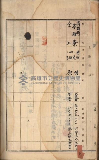 州財產－罹災救助買收土地登記藏品圖，第403張