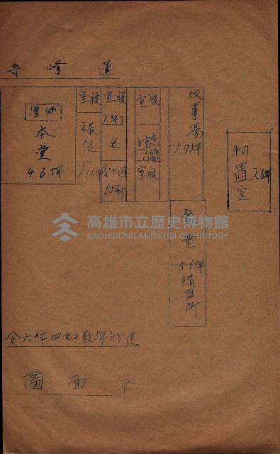 大岡山寺院移轉關係藏品圖，第288張