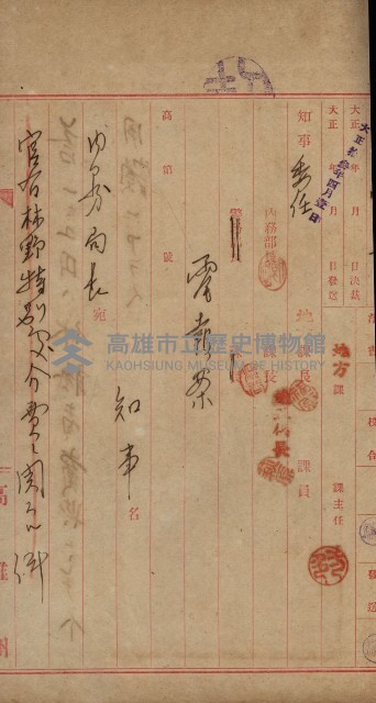 官有地整理費豫算關係書類
（地理系）藏品圖，第597張