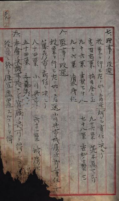 產業組合登記囑託書類綴帳 
（申產第拾弍號）藏品圖，第88張