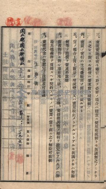 土地賣渡承諾書綴－海軍宿舍敷地關係
（地理系）藏品圖，第88張