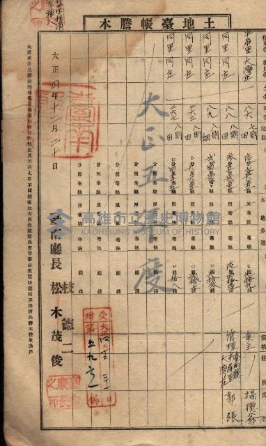 土地臺帳謄本綴入帳藏品圖，第88張