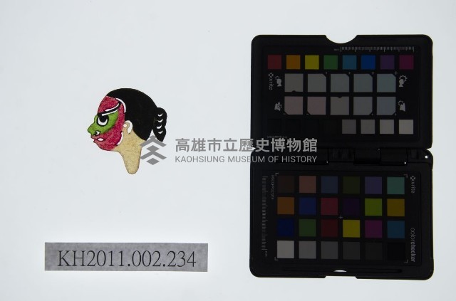 皮影戲偶頭-雜藏品圖，第1張