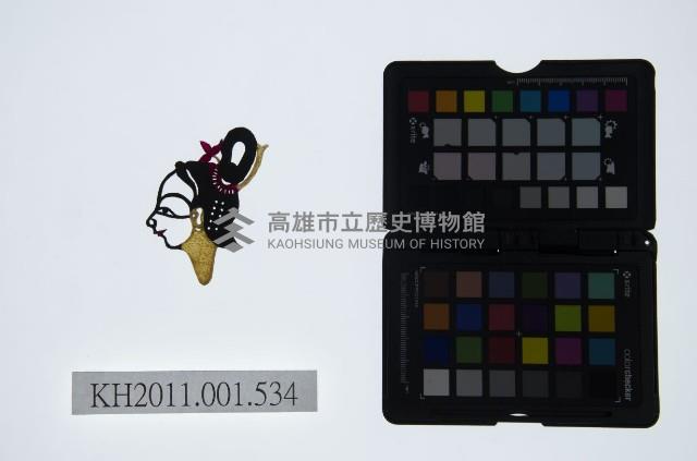 皮影戲偶頭-旦藏品圖，第1張