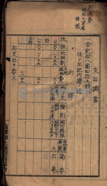 諸稅關係書綴藏品圖，第38張