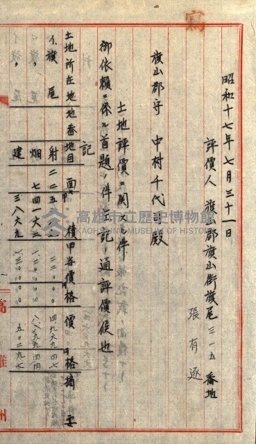 土地評價（陸軍）藏品圖，第38張