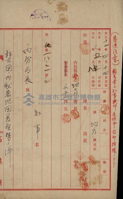 祕密地圖ニ關スル書類（高雄州）藏品圖，第39張