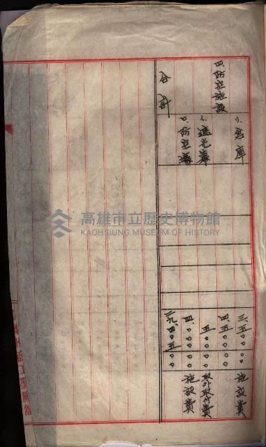 高雄商工獎勵館關係綴
（其之他－十三之五）藏品圖，第38張