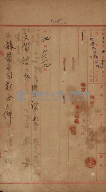 官有地整理費豫算關係書類
（地理系）藏品圖，第587張
