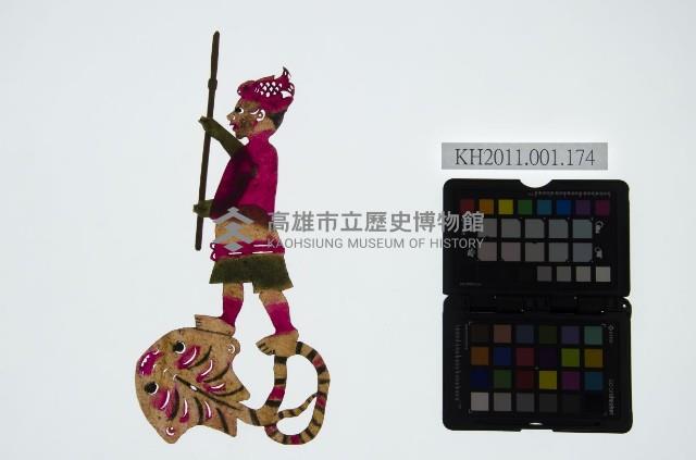 皮影戲坐騎偶-水族騎魟魚藏品圖，第1張