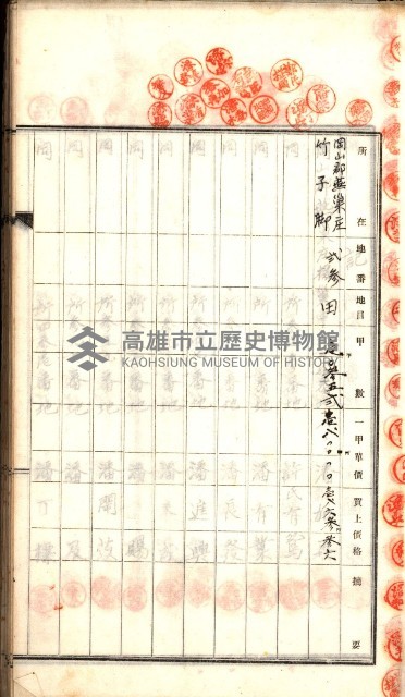 土地賣渡承諾書綴－完結
（阿公店溪治水工事用地－第一回買收）藏品圖，第178張