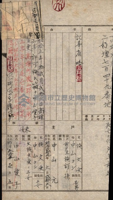 國有財產貸付許可綴（高雄州鳳山郡）藏品圖，第178張
