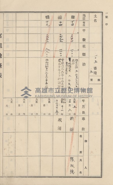 美濃庄官租地臺帳（二冊之內第一號）藏品圖，第78張