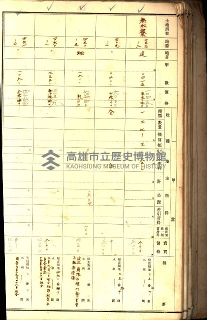 鳳山郡（官有地價格一筆限調書）藏品圖，第78張