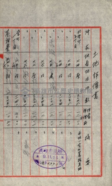 陸軍用地藏品圖，第379張