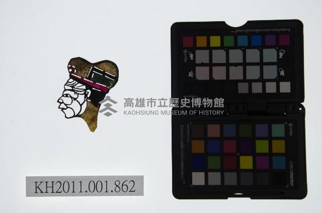 皮影戲偶頭-末藏品圖，第1張