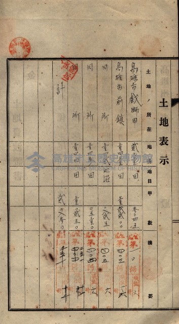 公共用地賣渡承諾書綴、賣渡證書（戲獅甲前鎮）藏品圖，第162張