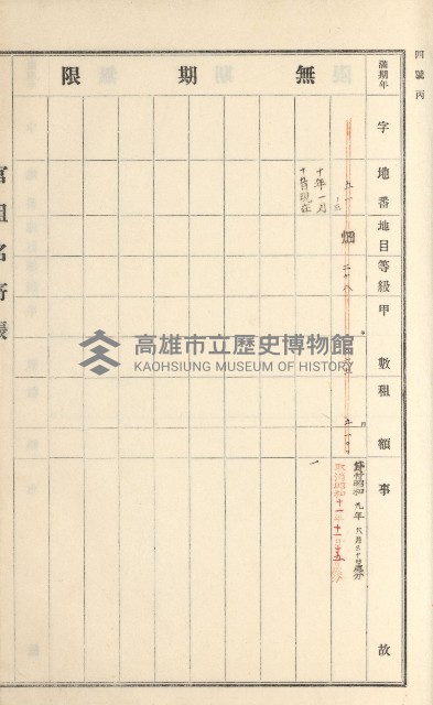 旗山街官租名寄帳（二之一）藏品圖，第163張