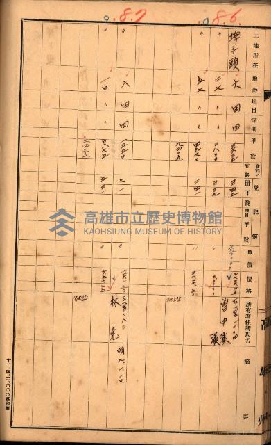 買收調書－左營、前峰尾、埤子頭、內惟
（買收關係－卅八之十）藏品圖，第162張