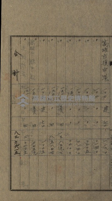 高雄州土地利用協會書類綴
（海軍用地使用許可關係）藏品圖，第163張