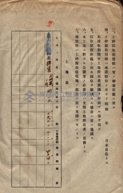 臨營第一六八號ノ內四○號土取場借地（梓官）藏品圖，第62張