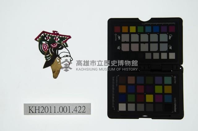 皮影戲偶頭-旦藏品圖，第1張
