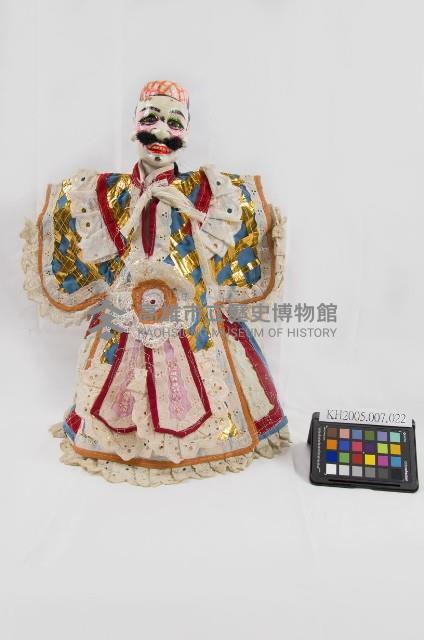 布袋戲偶-清朝男丑木偶藏品圖，第1張