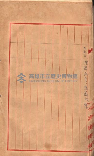 臺帖（土地）登記簿索引－高雄地方土地改良事業用地
（第壱次買收）藏品圖，第22張