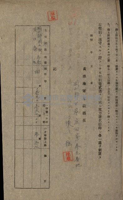 第六十一航空廠關係借地（前峯、港口崙、後協）藏品圖，第22張