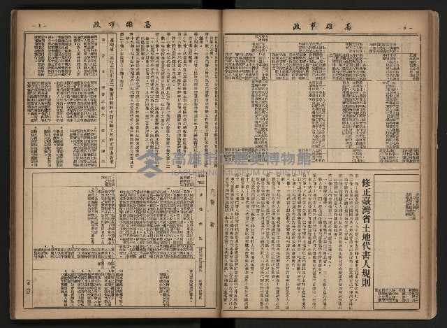 《高雄市政合訂本第三冊（50期-75期）》藏品圖，第21張