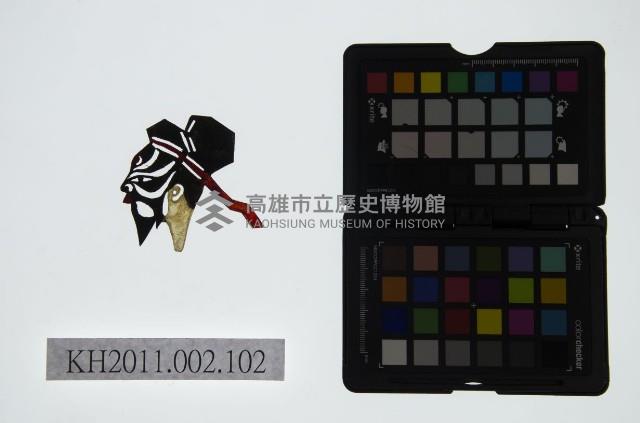 皮影戲偶頭-末藏品圖，第1張