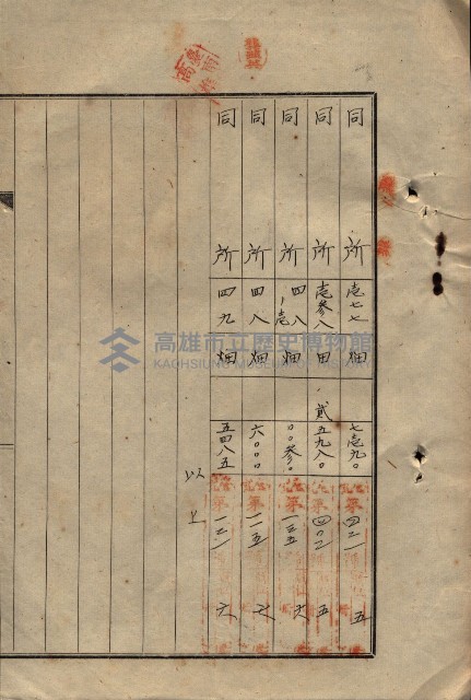 公共用地賣渡承諾書綴、賣渡證書（戲獅甲前鎮）藏品圖，第102張