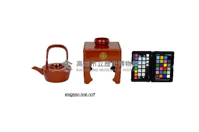 -1~-2：朱漆描金壺、朱漆描金果盒藏品圖，第1張