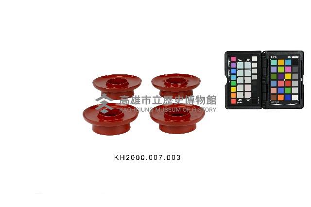 朱漆茶碗托盤藏品圖，第1張