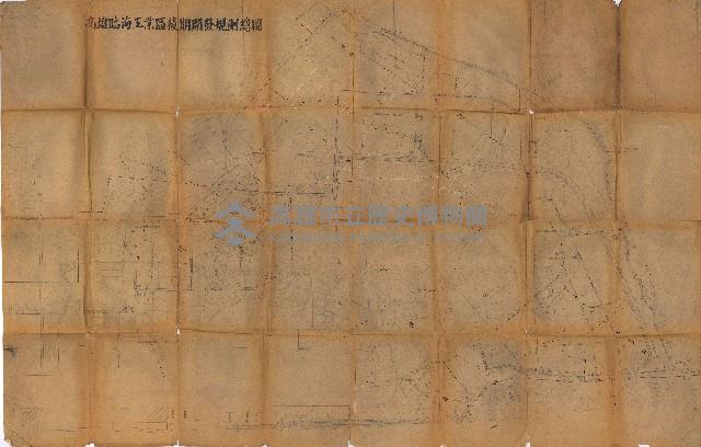 高雄臨海工業區後期開發規劃總圖藏品圖，第1張