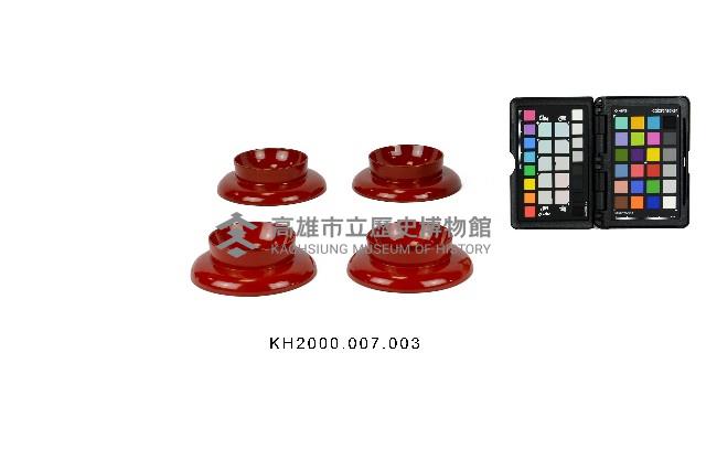 朱漆茶碗托盤藏品圖，第2張