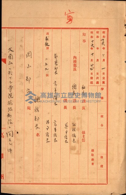 大岡山寺院移轉關係藏品圖，第302張