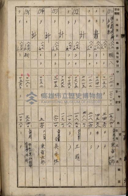 十六號、十七號、十八號用地買收藏品圖，第302張