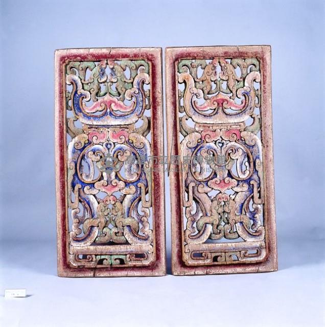 螭虎圍爐透雕花窗（1對）藏品圖，第1張